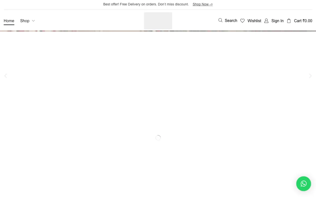 Gajlaxmi Paithani website homepage — Fashion & Clothing site built by Ritesh Kumar Giri