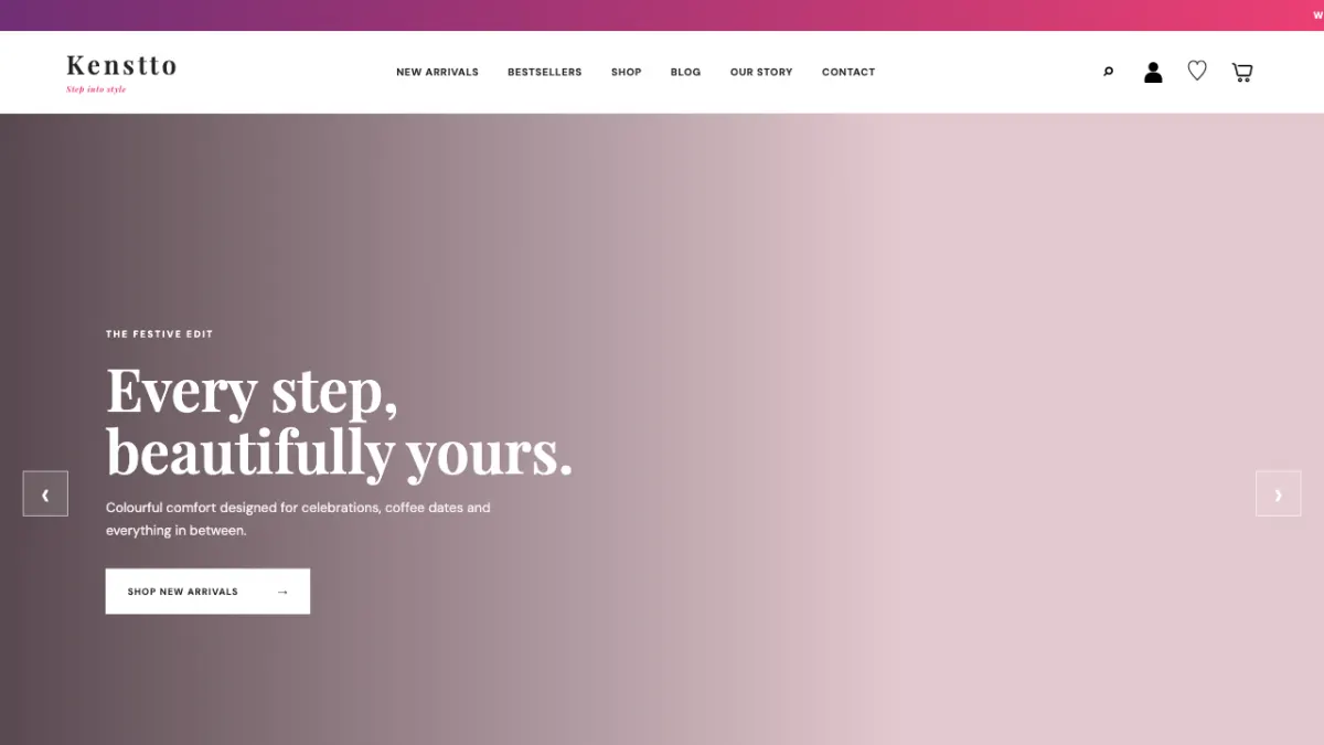 Kenstto website homepage — Other site built by Ritesh Kumar Giri
