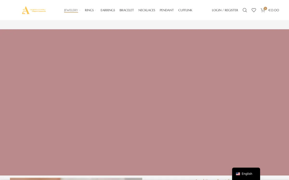 Lesbijouxdangeli website homepage — Jewelry site built by Ritesh Kumar Giri