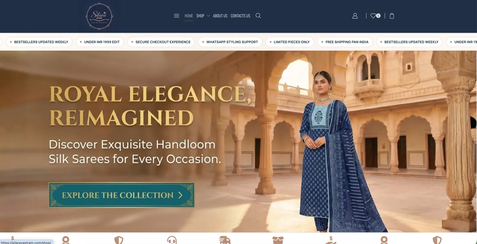 Sitara Vastram — Premium Limited-Piece Ethnic Wear Store