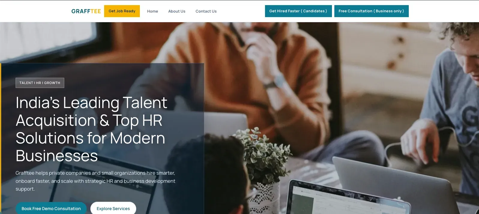 The Grafftee — HR & Talent Acquisition Platform Website